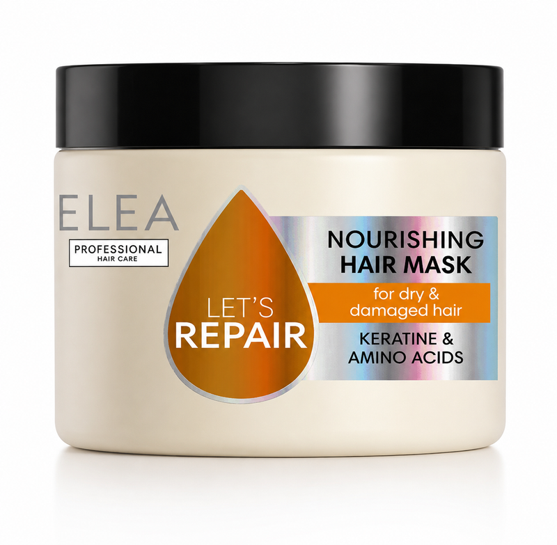 Mască par decolorat cu keratină  300 ml