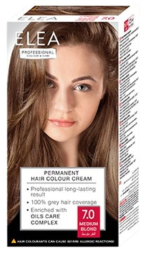 Vopsea de par profesionala 7.0 - Blond Mediu