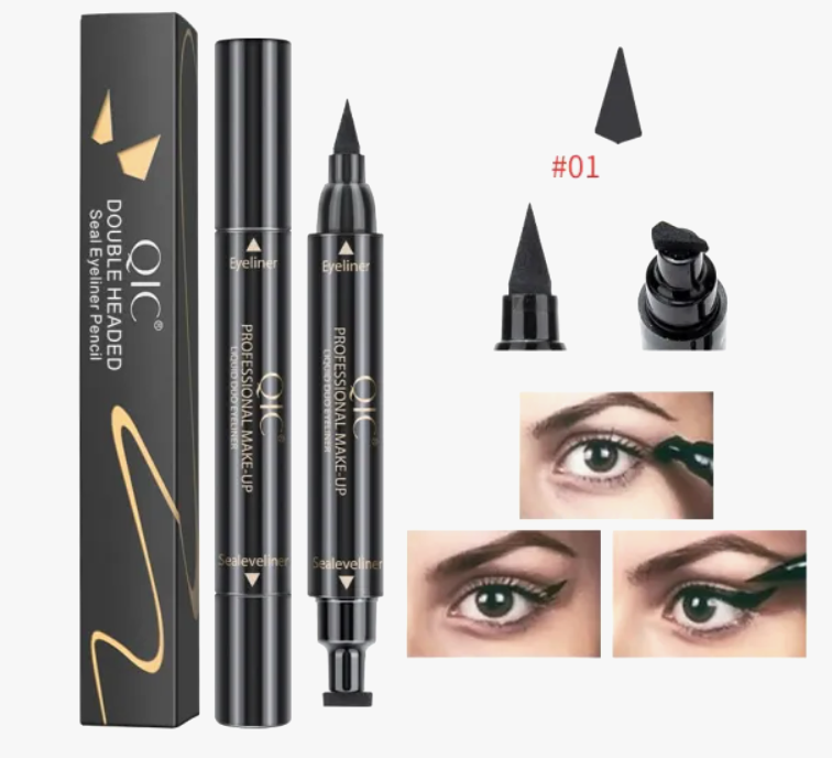 Tuș de Ochi 2 în 1 cu Ștampilă