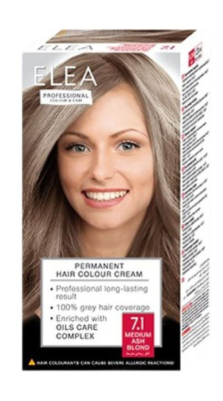 Vopsea de par blond cenusiu mediu 7.1