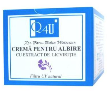 Crema pentru albirea tenului