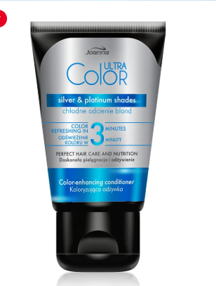 Balsam colorant de par pentru nuante de blond argintiu si platinat