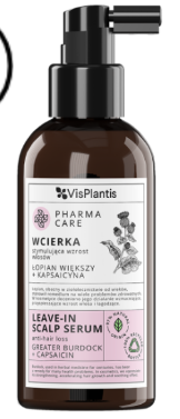 Ser pentru scalp  impotriva caderii parului cu Brusture si Ardei Iute 150 ml