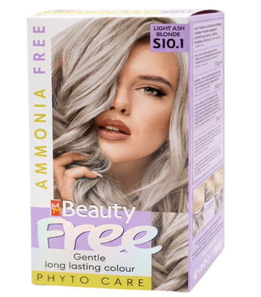 Vopsea de par fara amoniac S10.1 Blond cenusiu deschis