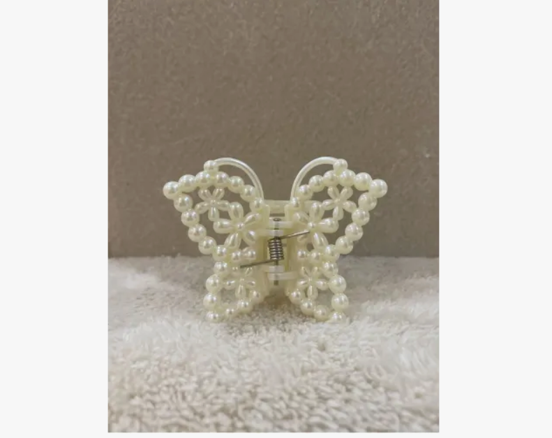 Clamă de păr cu perle