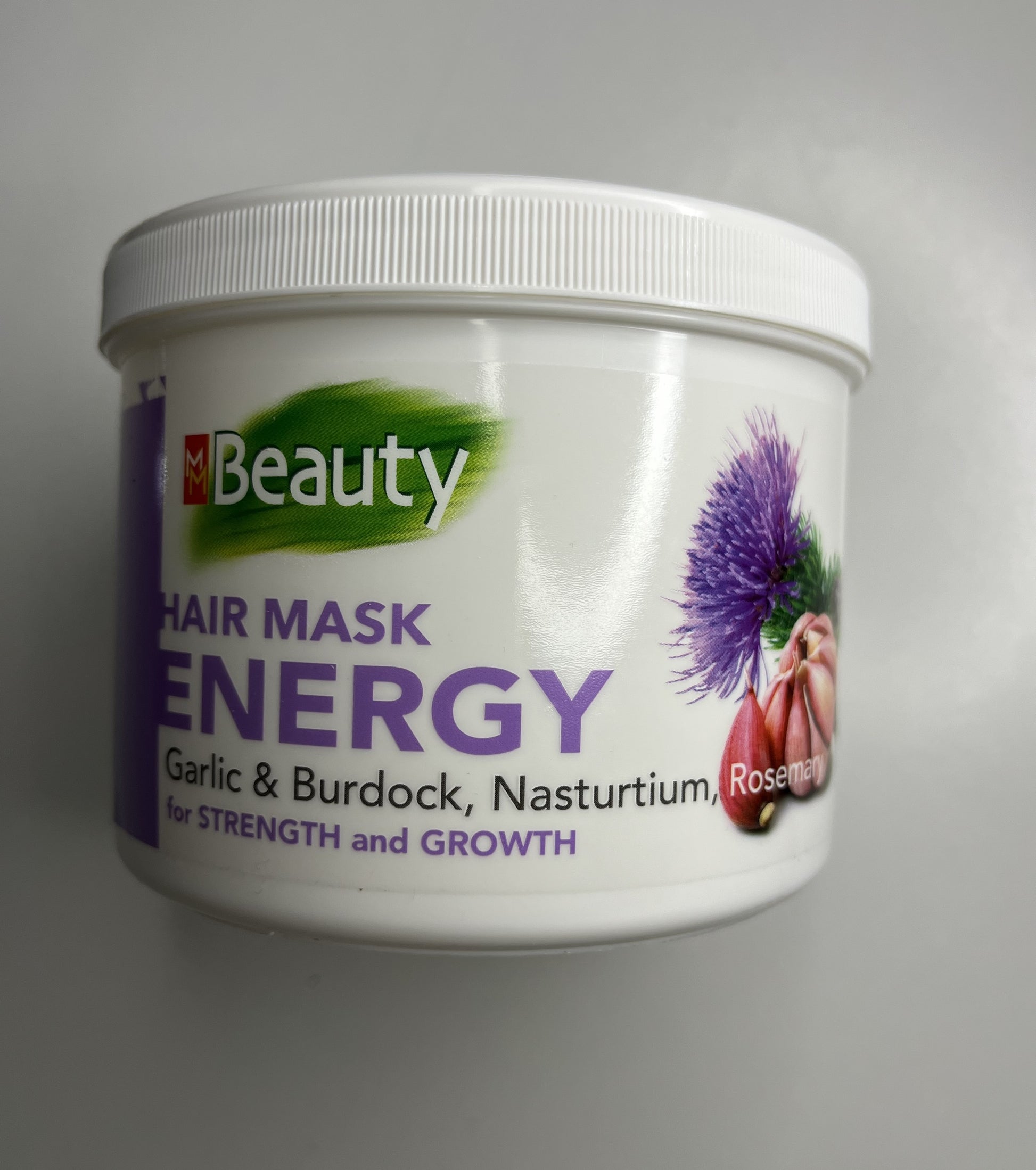 Masca de Păr cu Usturoi și Brusture – MM Beauty (500ml)